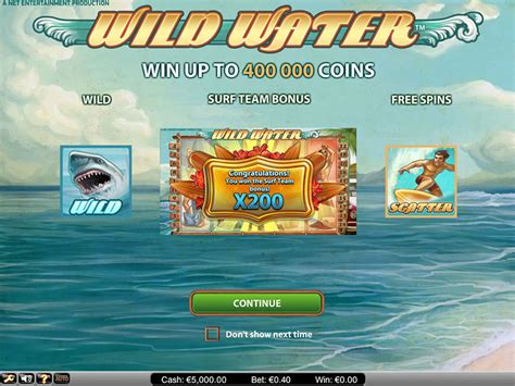 wild water slot game